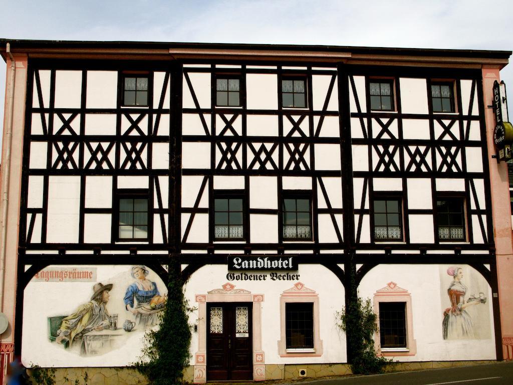 Landhotel Goldener Becher Limbach-Oberfrohna ภายนอก รูปภาพ